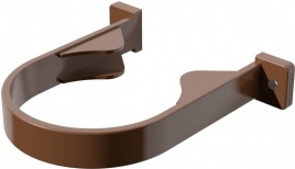 Хомут трубы "KraftBerg" коричневый