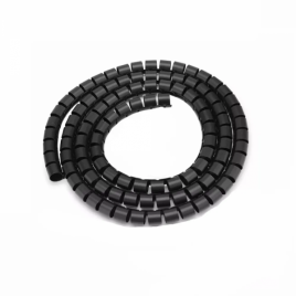 Пластиковая спиральная защита KraftBerg 63 (черная) 1 м.