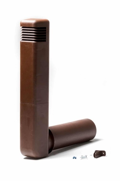 Дефлектор цокольный "KraftBerg" Коричневый 8017 фото 1