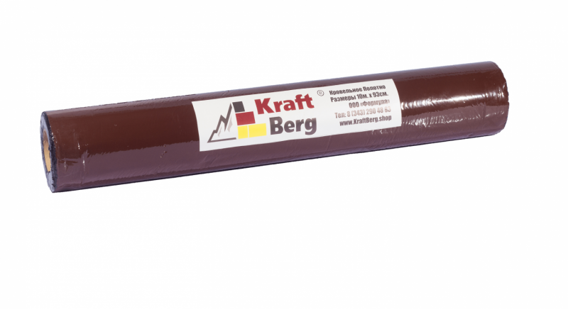 Кровельное полотно КОРИЧНЕВЫЙ (8017) 900*30000 мм. фото 1