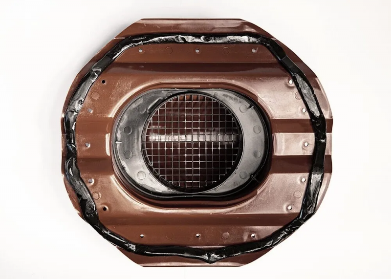 Кровельный вентиль "KraftBerg" ПРОФИ для металлопрофиля красный фото 2